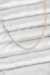 CM 14K Gold Renk Kalp Zincirli Kadın Kolye