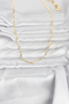 CM 14K Gold Renk Lazer Zincirli Model 60 cm Kadın Kolye