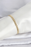 CM 14K Gold Renk Sarmal Zincir Model Kadın Bileklik