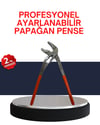 Dayanıklı Çelik Papağan Pense Ergonomik Yalıtımlı Sap