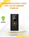 Dijital Göstergeli Taşınabilir Hava Kompresörü Güçlü Şişirme Performansı
