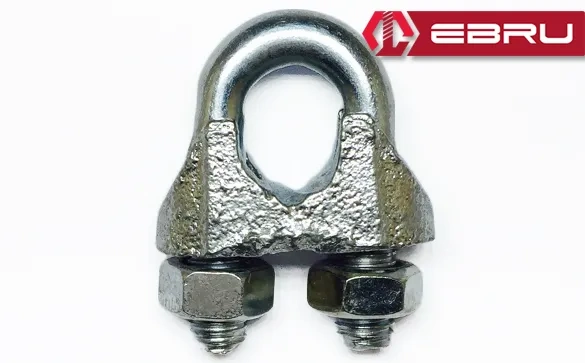 Ebru Çelik Halat Bağlama, Düğüm, Klemens 10 mm - 25 Adet