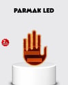 El Hareketiyle Kontrol Edilen 176 LED Amber Güvenlik Lambası