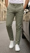 Erkek Slim Fit Dilli Kumaş Pantolon