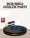 Gece Eğlenceleri İçin LED Işıklı Gözlük