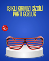 Gece Organizasyonları İçin Renkli LED Gözlük