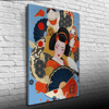 Geleneksel Kıyafetli Japon Kadın Kanvas Tablo 50 x 70