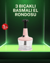 Geniş Hazneli Manuel Doğrayıcı Ev Tipi Kullanım