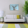 Geyik Temalı Soyut Çalışma Kanvas Tablo 50 x 70