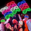 Glow Işıklı Panjur Parti Gözlüğü 12 Adet
