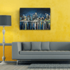 Gökdelenler ve Suya Yansıması Kanvas Tablo 50 x 70