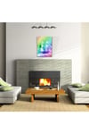 Gökkuşağı Gemi Canvas Tablo (50x70)