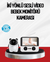Görüntülü Bebek Monitörü 4.3 İnç Ekran ve Sesli İletişim