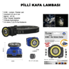 Güçlü Pilli Kafa Lambası Wt-607