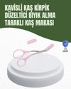 Hassas Kesim İçin Kavisli Yüz Bakım Makası