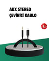 iPhone Uyumlu Lightning – 3.5mm Aux Adaptör Kablo Stereo Ses Aktarım