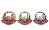 İstanbul Temalı Metal Magnet Sultanahmet Yuvarlak Tasarımlı