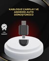 Kablosuz CarPlay ve Android Auto Dönüştürücü – USB-A & Type-C Girişli Akıllı Adaptör
