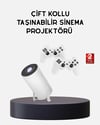 Kablosuz Projeksiyon Cihazı 4K Destekli HDMI USB Oyun Uyumlu