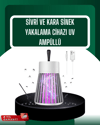 Kamp ve Bahçe İçin Şarjlı Böcek Kovucu Lamba