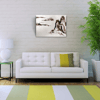 Karla Kaplı Kayalıklar Yağlıboya Kanvas Tablo 50 x 70