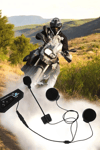 Kask Kulaklığı Motosiklet Intercom Interkom Dinleme Konuşma Özellikli Su Geçirmez