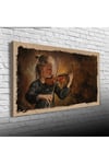 Kemancı Kız Canvas Tablo (60x120)