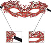 Kırmızı Dantel Masquerade Maskesi 5 No