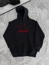 Kışlık Uzun Kol Kapüşonlu SweatShirt - Siyah