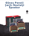 KTF-1428 Taşınabilir Güneş Enerjili Bluetooth Radyo Hoparlör – Şarjlı, Radyo, MP3, AUX Girişli