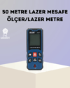 Lazer Metre 50 MT Hassas ve Hızlı Ölçüm Özellikli