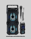 LED Işıklı Kablosuz Hoparlör – Bluetooth, FM Radyolu, Taşınabilir Şarjlı