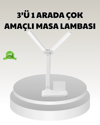 LED Işıklı Masa Lambası – Göz Yormayan, Kısılabilir ve Esnek Başlıklı
