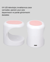 LED Mini Oje Kurutucu Taşınabilir Hızlı Kuruma Cihazı 3 LED Işıklı