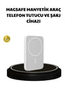 Manyetik Kablosuz Powerbank – iPhone 12/13/14/15 Uyumlu, Hızlı Şarjlı, Ultra Hafif