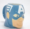 Marvel Captain America (Kaptan Amerika) 3D Kabartmalı  Kupa Bardak