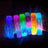 Mavi Led Işıklı Baskı Yapılabilen Pilli Bileklik Bilezik 1,5 cm Genişlik