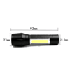 Mini Çok Güçlü Şarjli El Feneri Xpe-Cob Led Wt-030