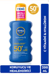 Nivea Güneş Koruyucu Ve Nemlendirici Vücut Sprey 200ml, Spf50,