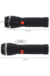PeakStar PS-7083 Plastik Zoomlu Pilli El Feneri
