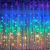 Perde Led  240 Ledli 8 Fonksiyonlu Dekor Lambası RGB
