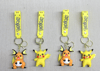 Pikachu Raichu Silikon Anahtarlık