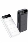 Powerbank 50.000 Mah Dijital Göstergeli Taşınabilir 4 Portlu Hızlı Powerbank