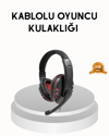 Profesyonel  Kulaklık – Mikrofonlu, Yumuşak Pedli, Stereo Ses Kalitesi, Tere Dayanıklı