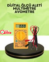 Profesyonel Dijital Multimetre Volt Amper Direnç Ölçümü