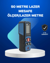 Profesyonel Lazer Metre Hassas Ölçüm ve Dijital Ekran