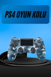 PS4 Joystick Oyun Kolu Titreşimli Uzun Pil Ömrü USB Şarj Kablolu