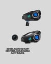 Q28 Bluetooth Kask Kulaklık 1080P Kamera – Su Geçirmez Motosiklet Interkom