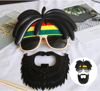 Rasta Peruklu Bob Marley Parti Gözlüğü