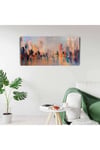 Renkli Kayıp Şehir Canvas Tablo (60x120)